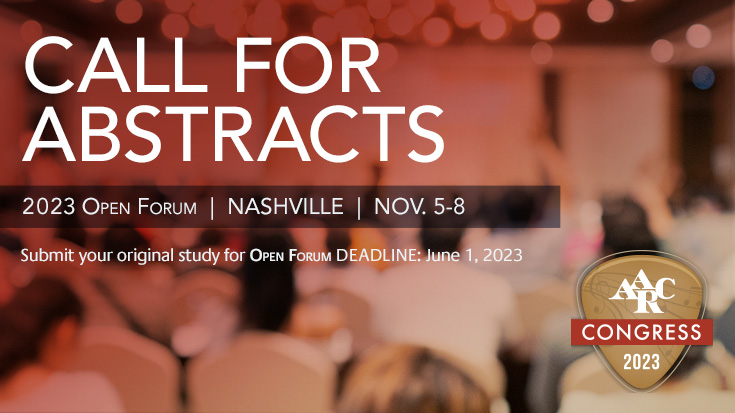 Now Accepting Abstracts for the 2023 OPEN FORUM